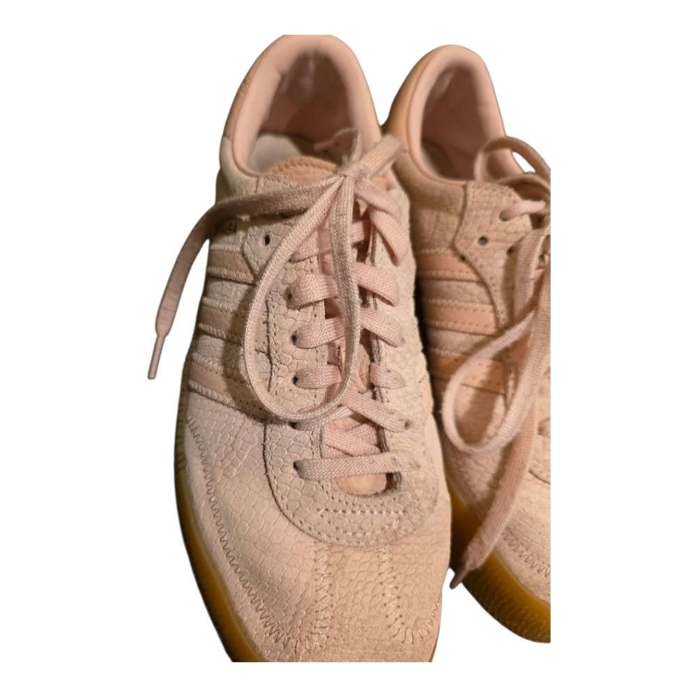 ADIDAS Samba Rose Icey Pink Snake Skin Textured Sneakers - Size 7 1/2 - Picture 6 of 8